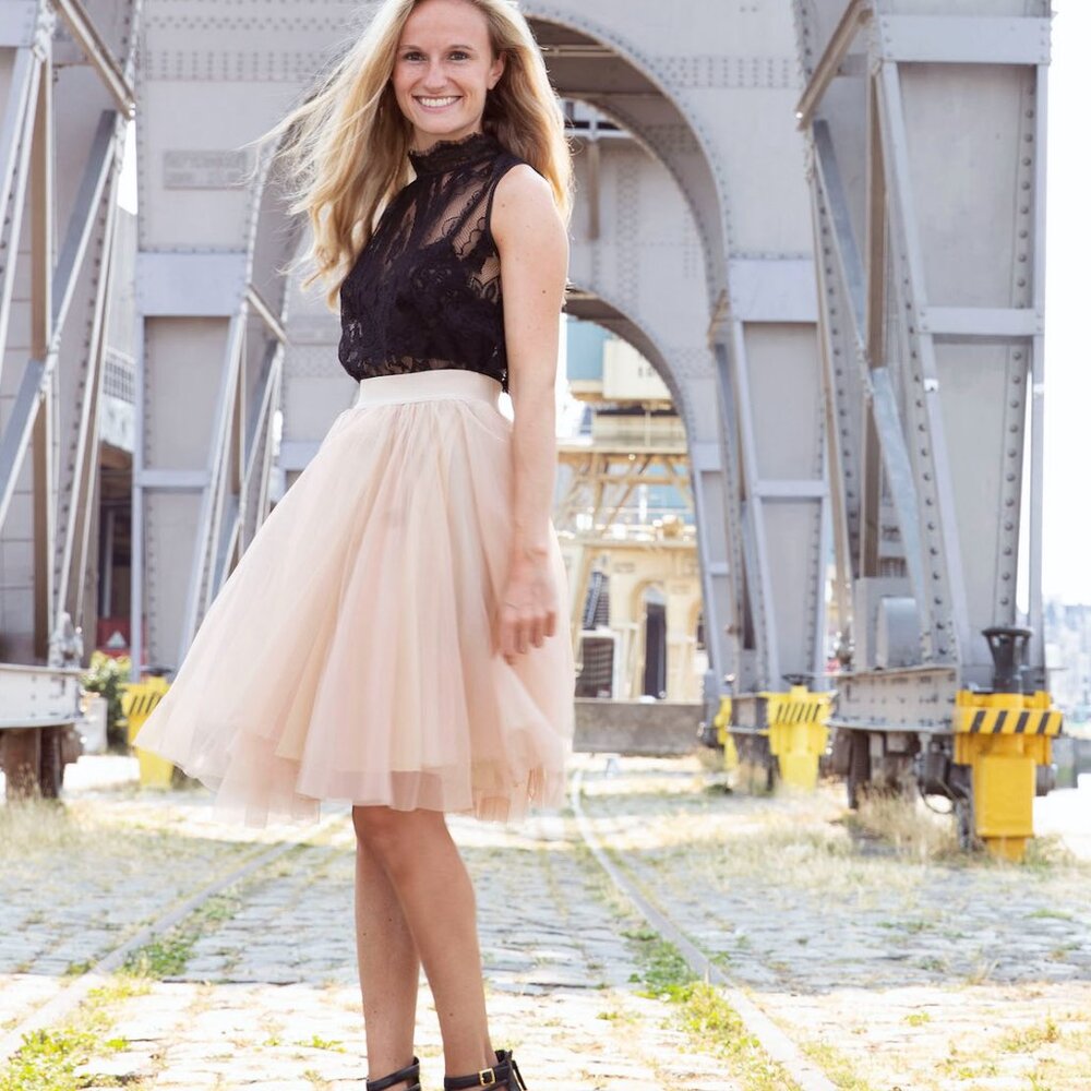 NWT - Over the Knee Champagne tutu